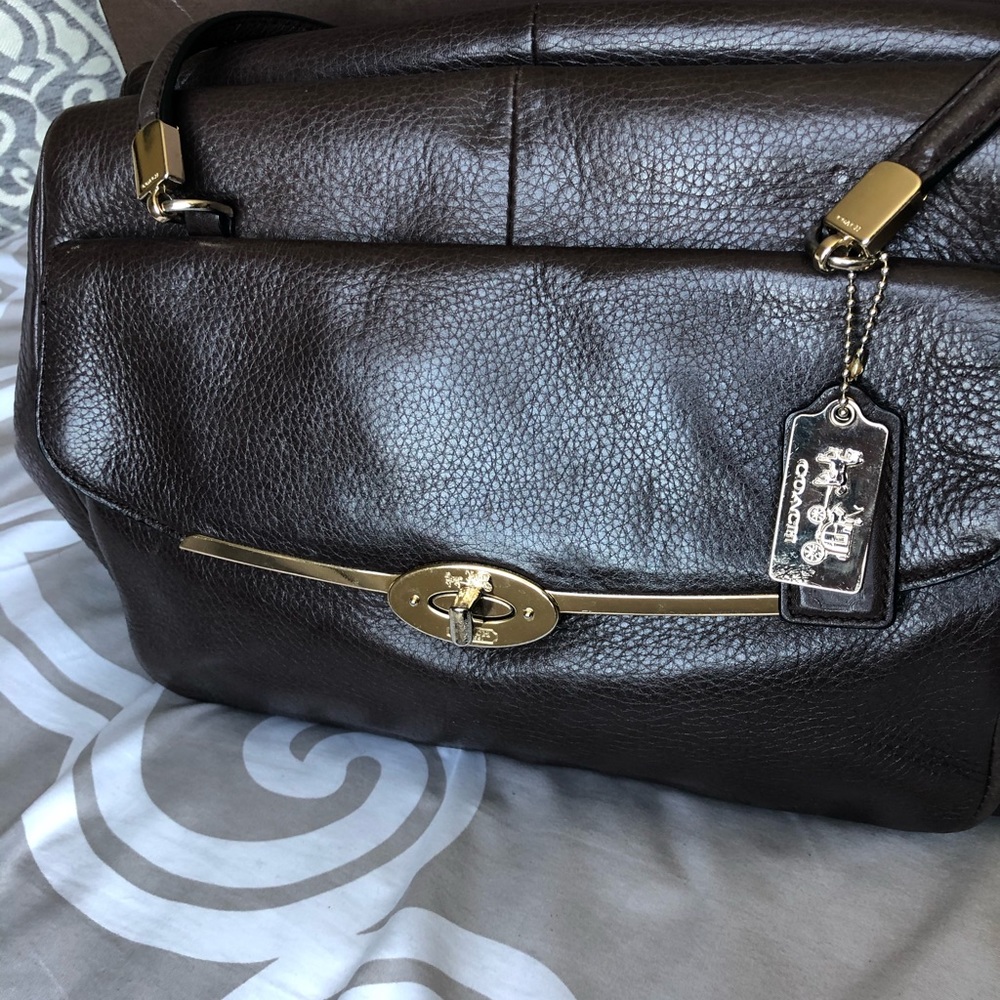 Coach Madison Madeline Satchel-Brown